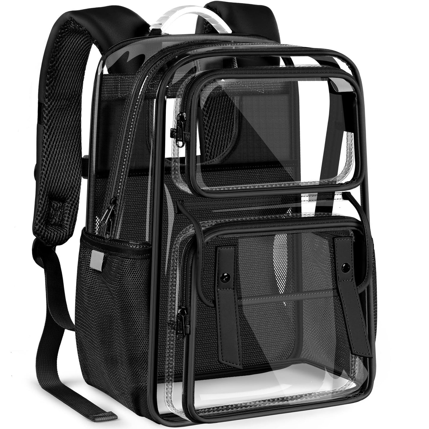 Unisex durchsichtiger Rucksack mit mehreren Fächern und atmungsaktivem Design Karnz