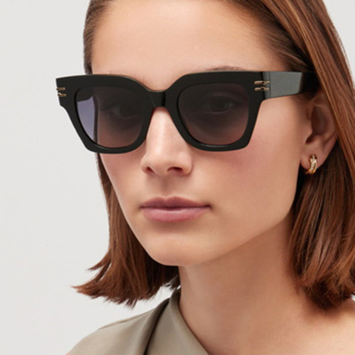 Damen modische Sonnenbrille mit eleganten Akzenten Karnz