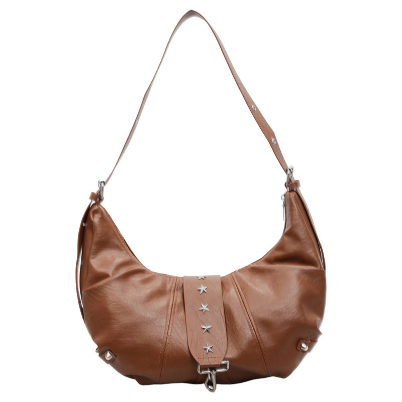 WoChic Leder Hobo Tasche Karnz