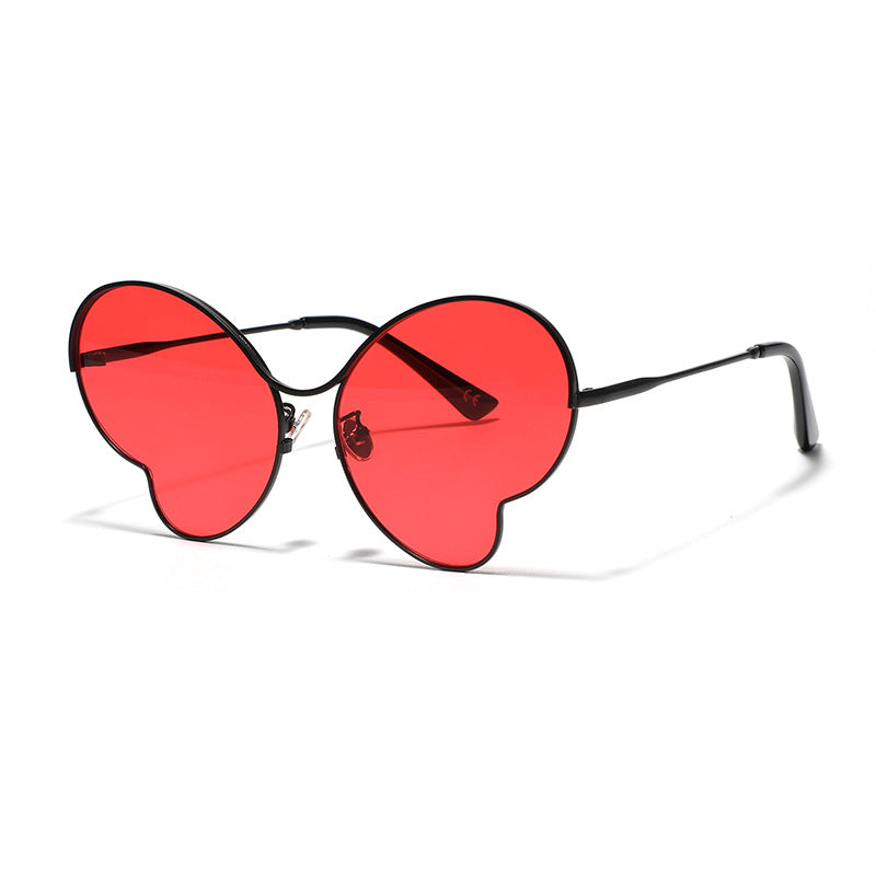 Damen extravagant designte Schmetterlingsbrille Karnz