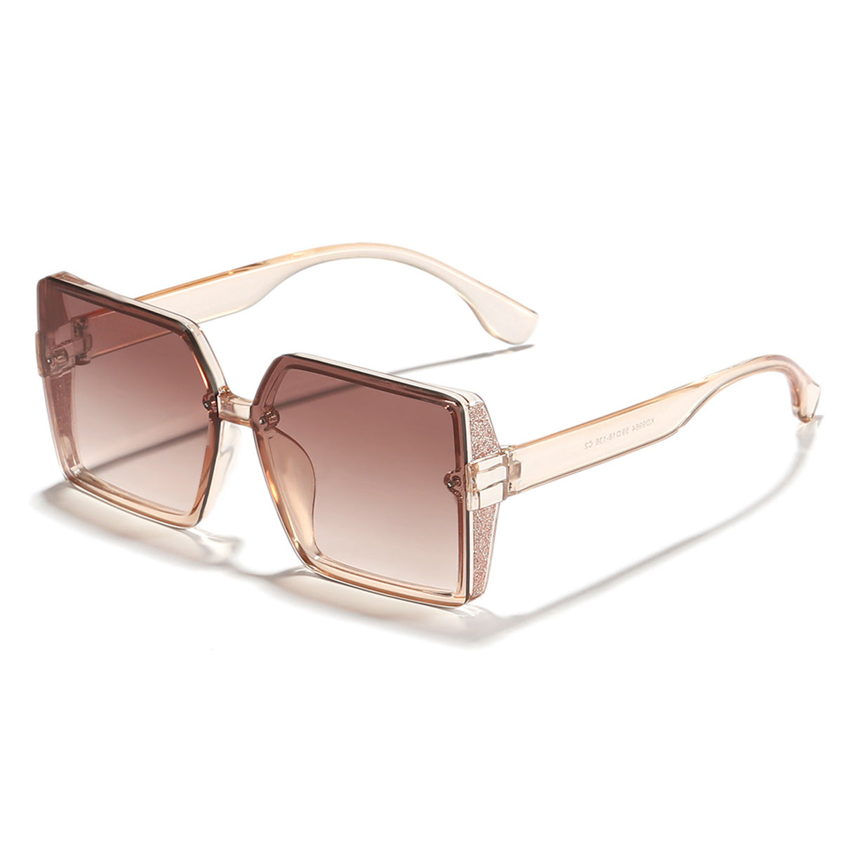 Damen modische Sonnenbrille im extravaganten quadratischen Design Karnz