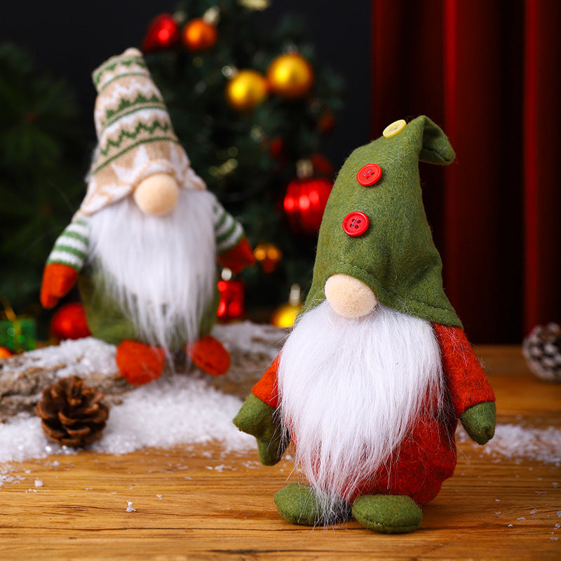 Dekorative Weihnachtsgnom Figur Karnz
