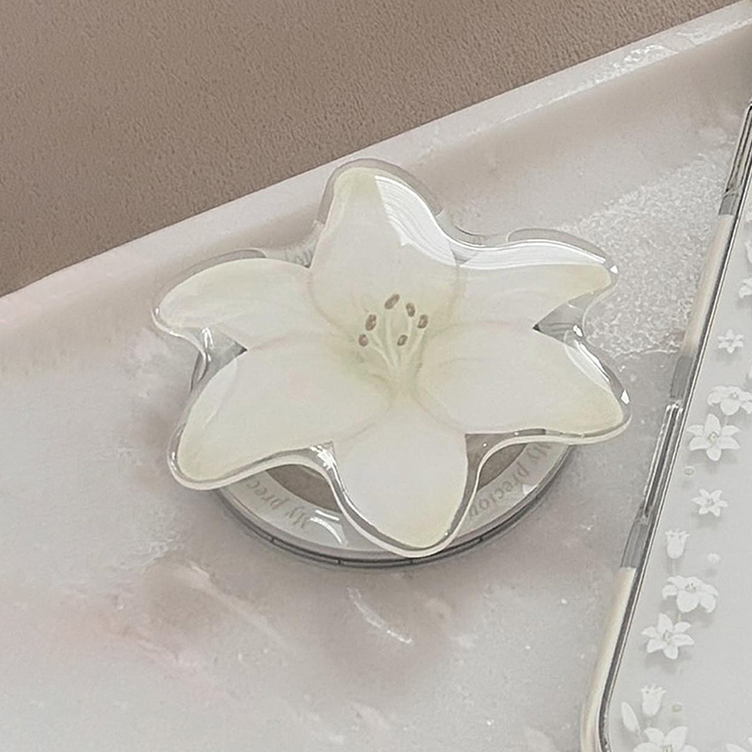 Luxus Handspiegel im floralen Design Karnz