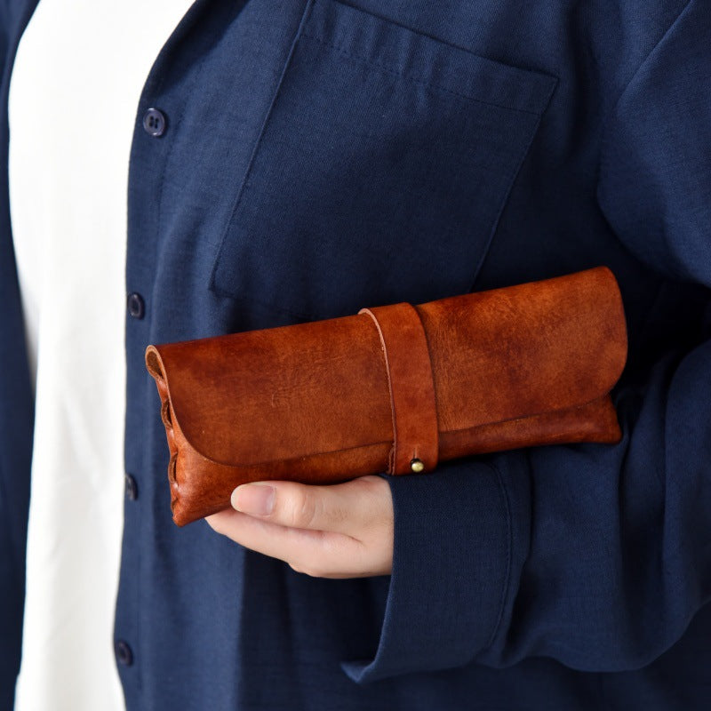 Stylische Leder Stiftetui Karnz