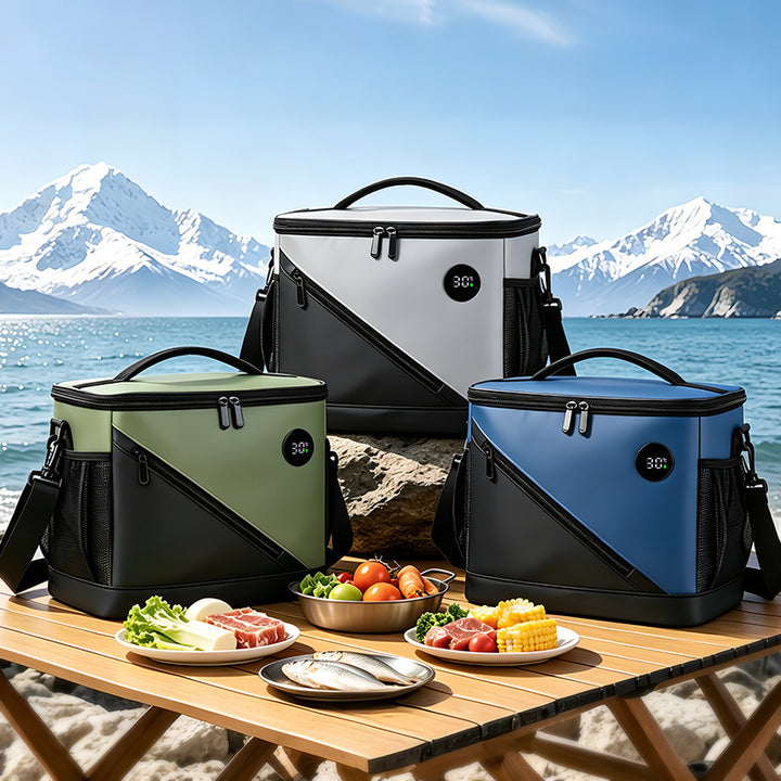 Isolierte Kühltasche mit digitalem Temperaturanzeiger Karnz