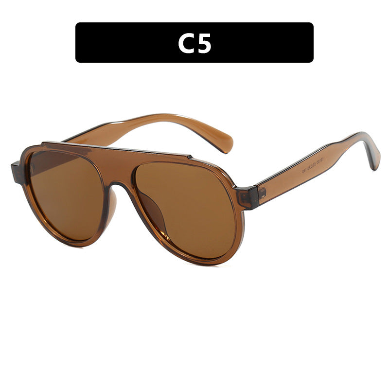Damen stilvolle schwarze Sonnenbrille im modernen Design Karnz