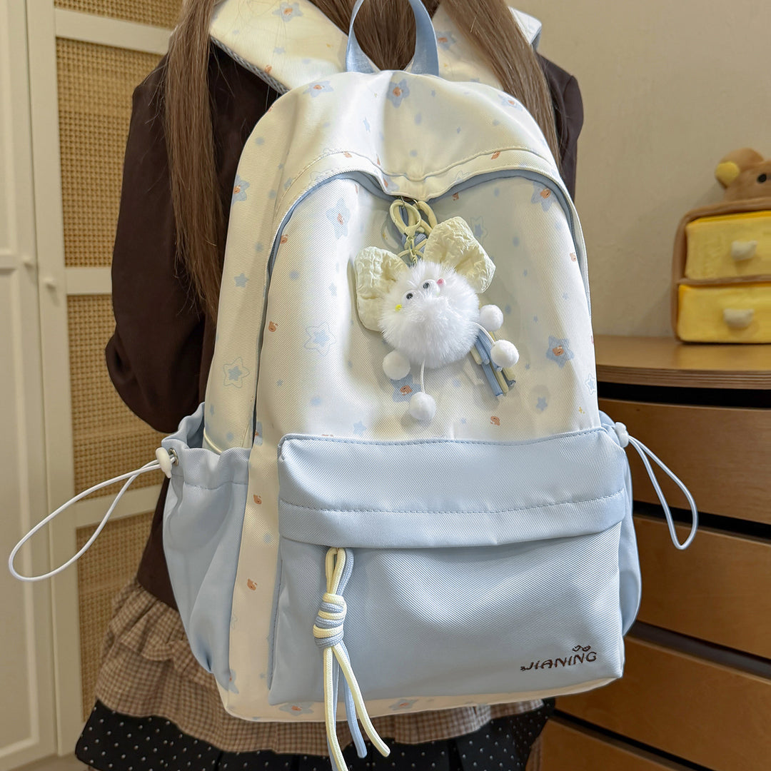 Dekorative Blumenprint-Rucksack Karnz