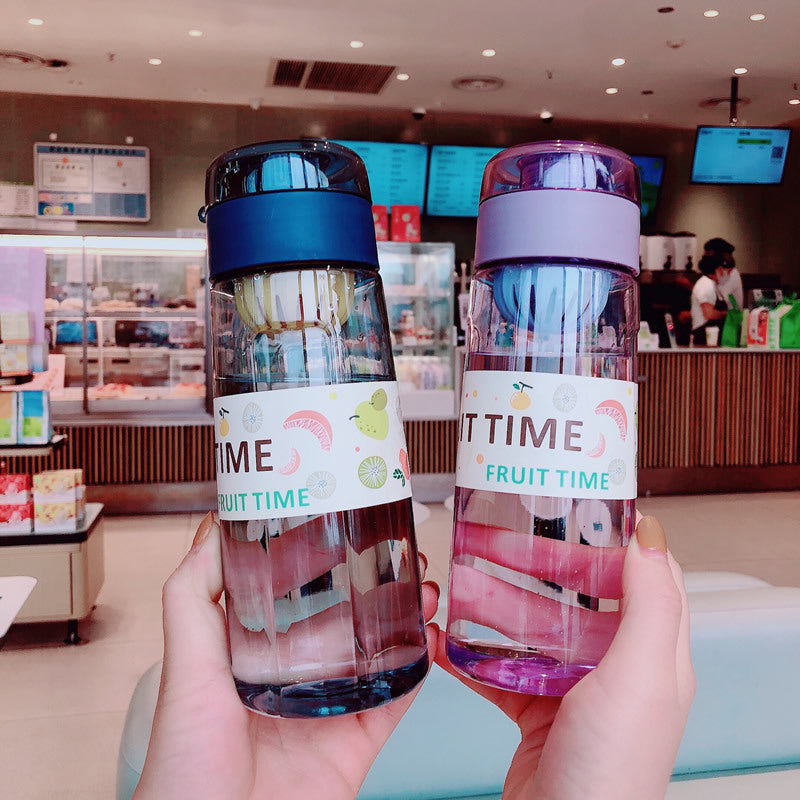 Damen Mehrweg-Infuserflasche mit fruchtigem Design Karnz