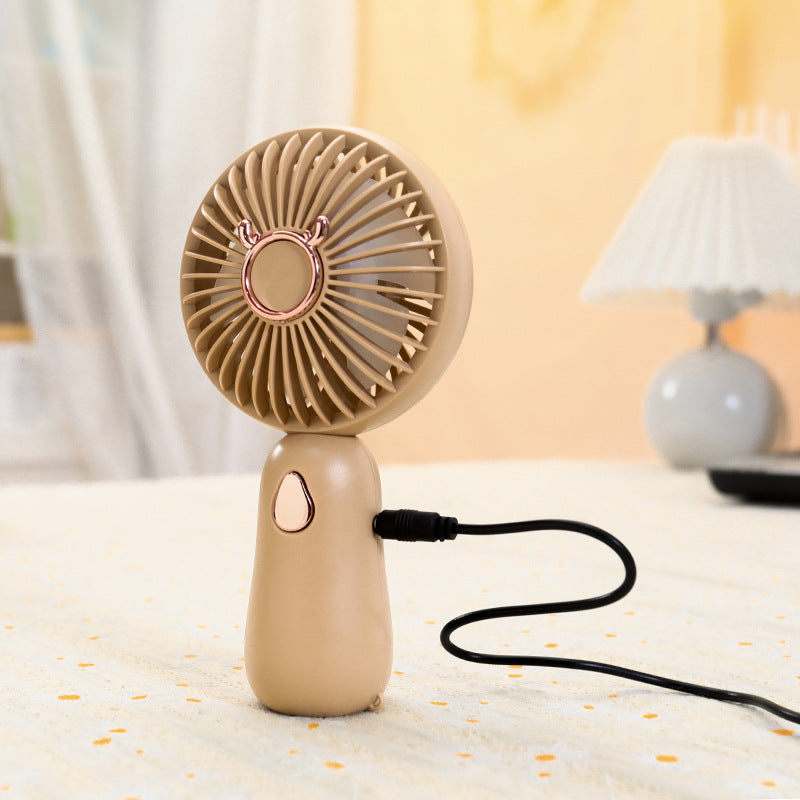 Damen Tragbarer Mini-Handventilator mit USB-Ladefunktion Karnz