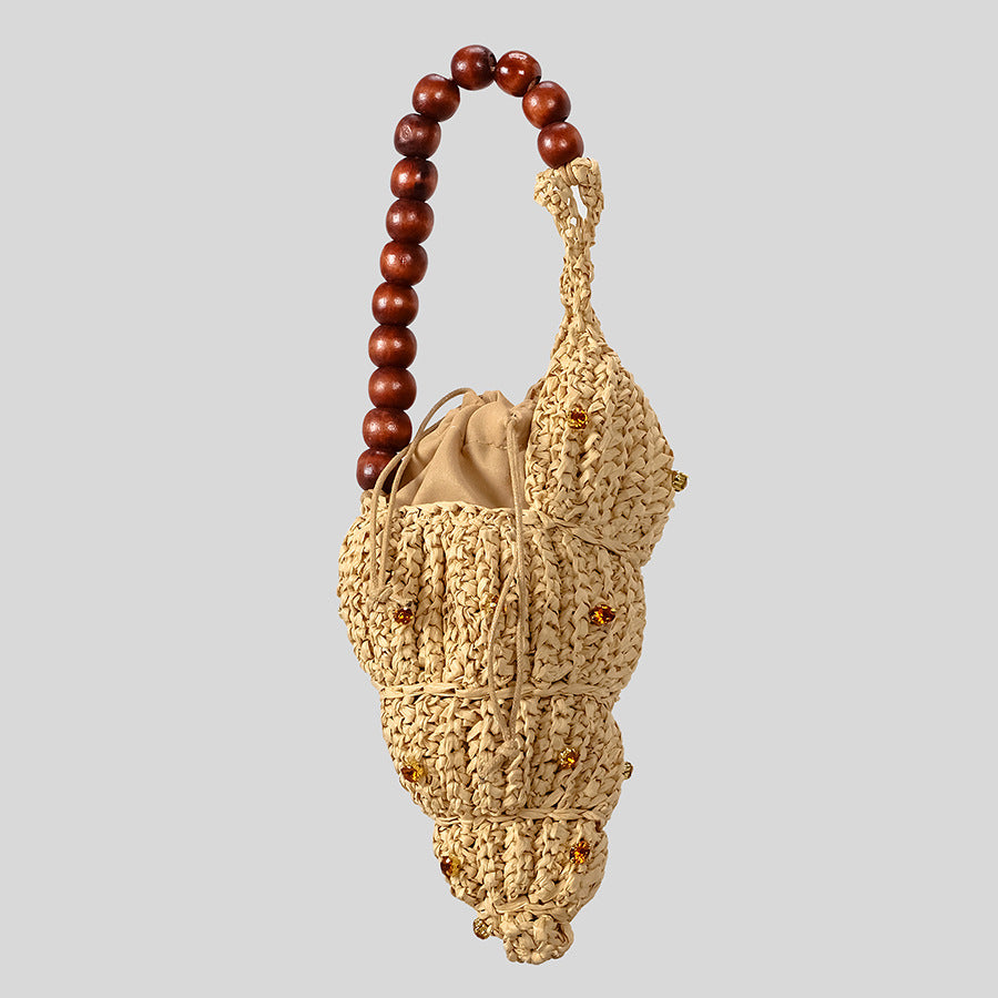 Künstlerische Schaleneform-Handtasche