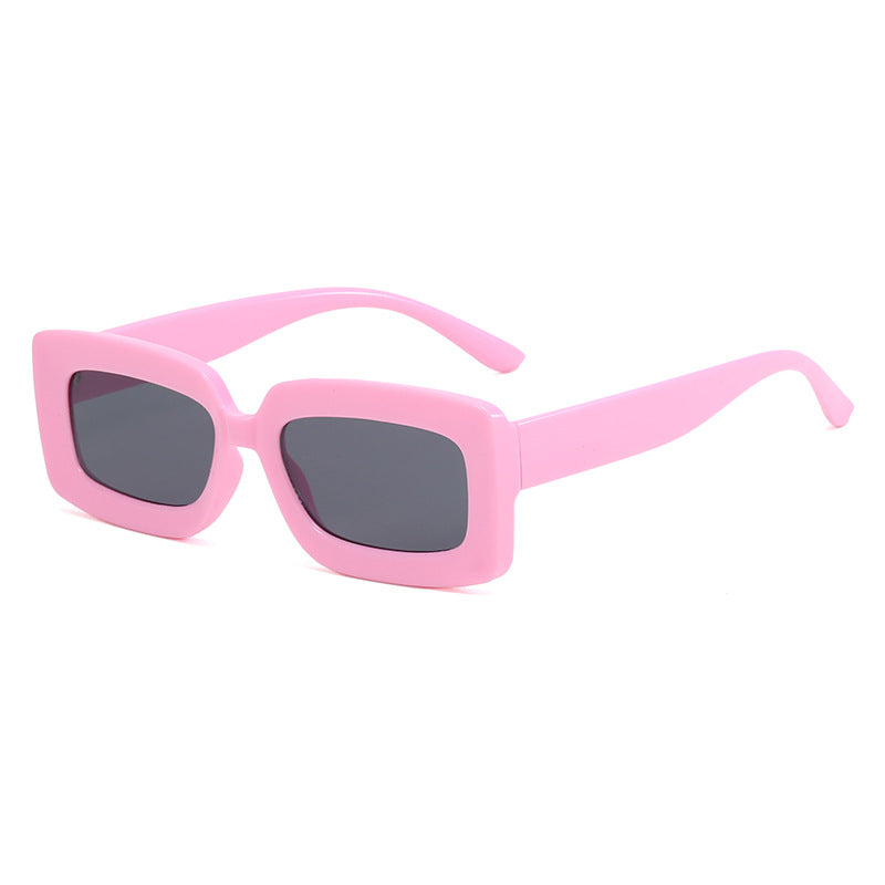 Damen futuristische Quadratische Sonnenbrille Karnz