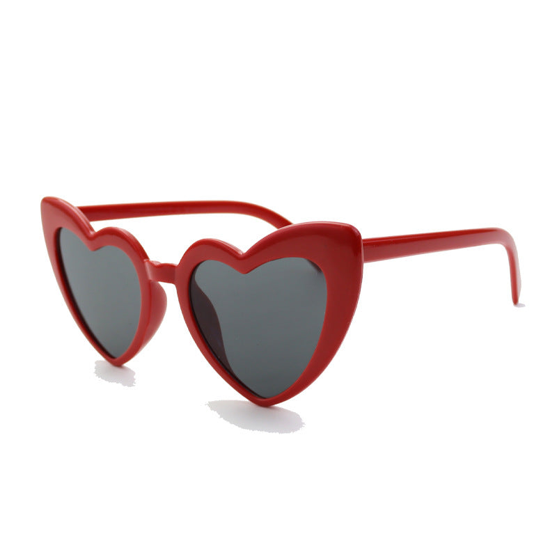 Herzförmige Retro-Sonnenbrille Karnz