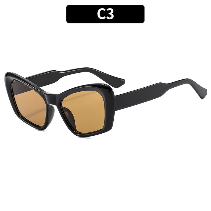Übergroße Winkelsonnenbrille