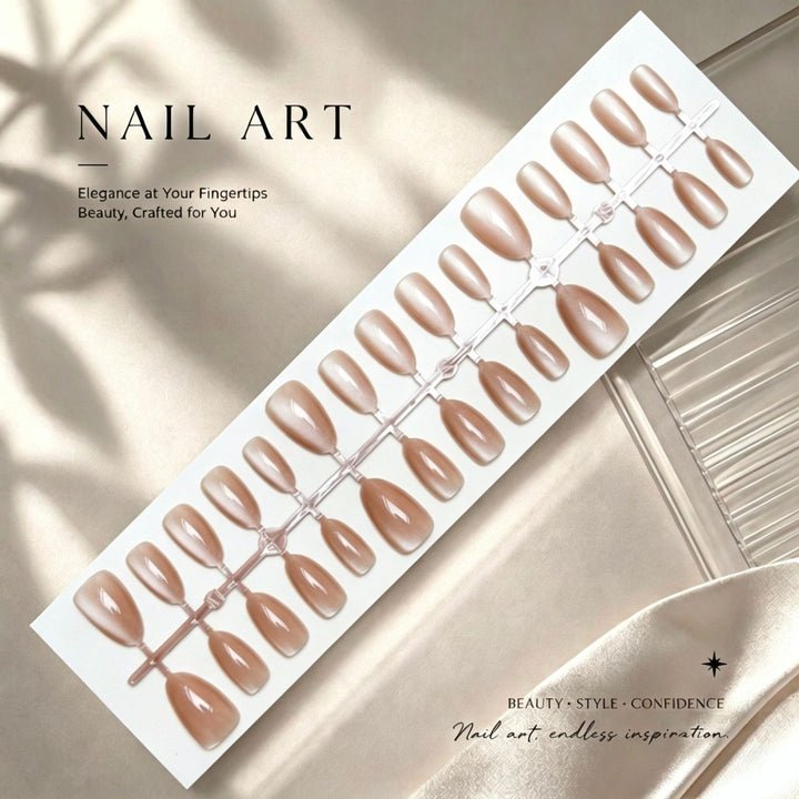 Premium Glossy Nail Art Press-On-Nägel