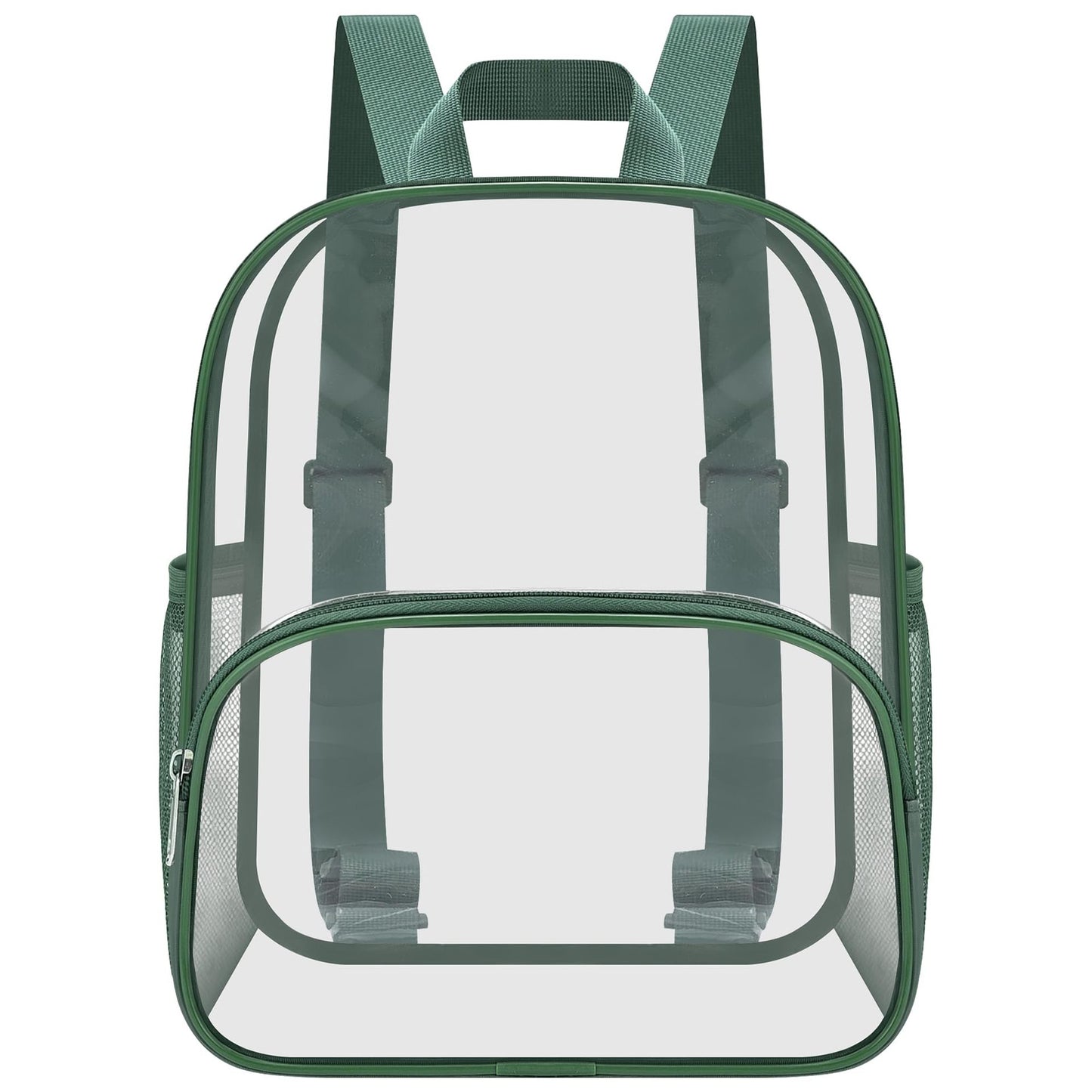 Unisex durchsichtiger Alltagsrucksack mit verstärktem Boden und atmungsaktiven Trägern Karnz