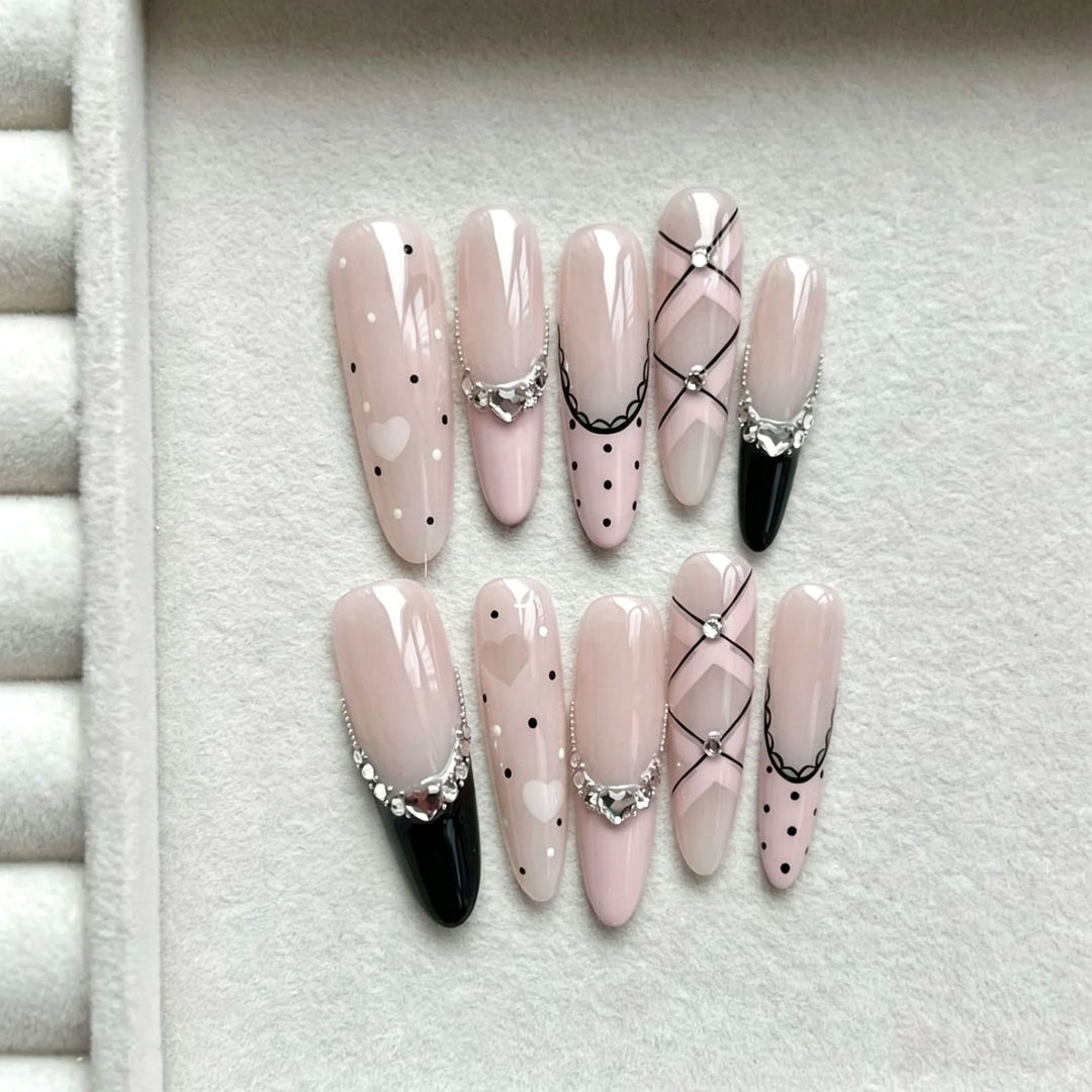 Künstlerische Designer Nagelkunst Verlängerungen