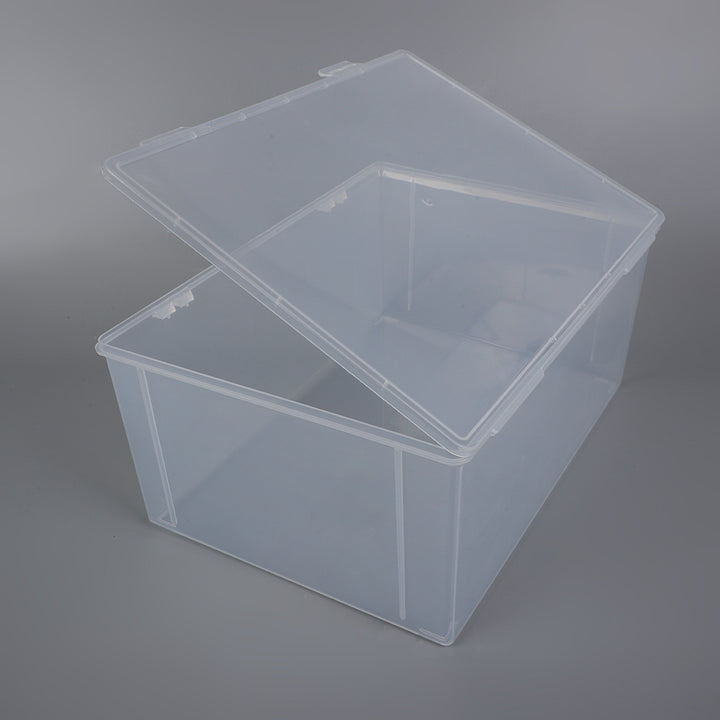 Klare Kunststoffspeicherbox Karnz