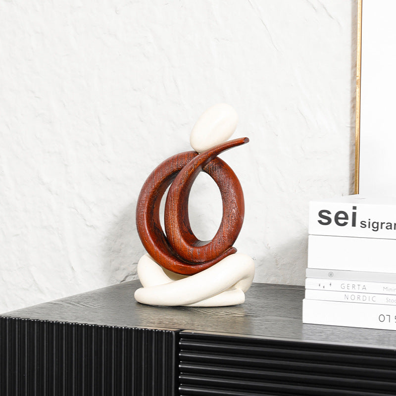 Dekorative abstrakte menschliche Figur Skulptur
