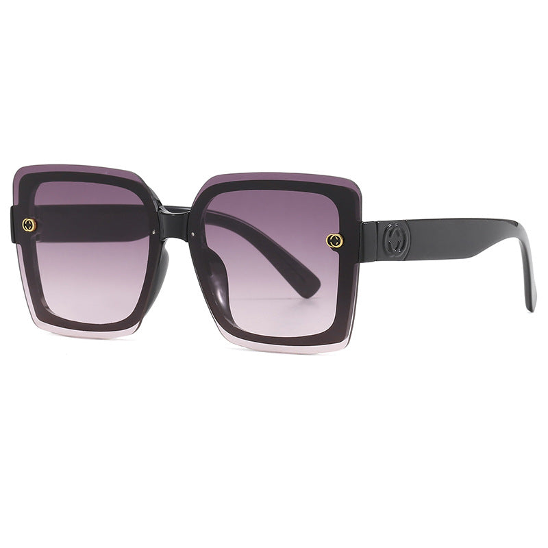 Damen oversized quadratische Sonnenbrille mit elegantem Rahmen Karnz