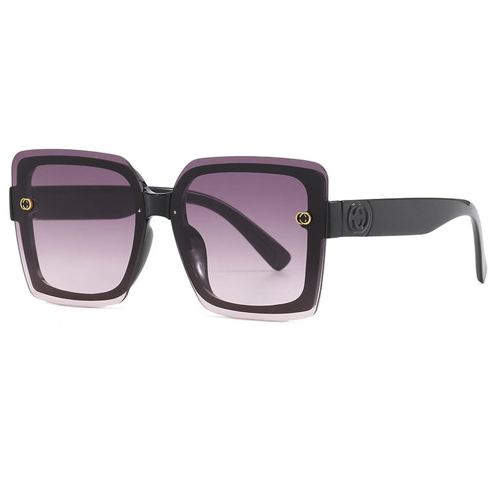 Damen oversized quadratische Sonnenbrille mit elegantem Rahmen Karnz
