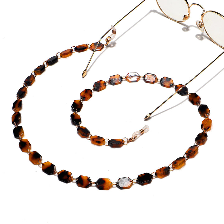 Geometrische Brillen Kette Karnz