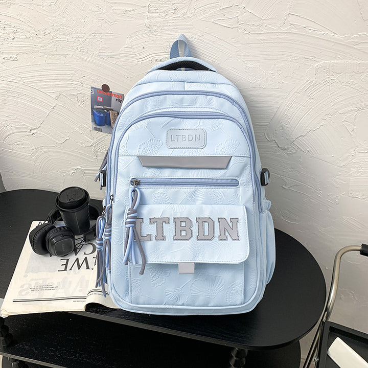 Moderne Texturierte Freizeit Rucksack Karnz