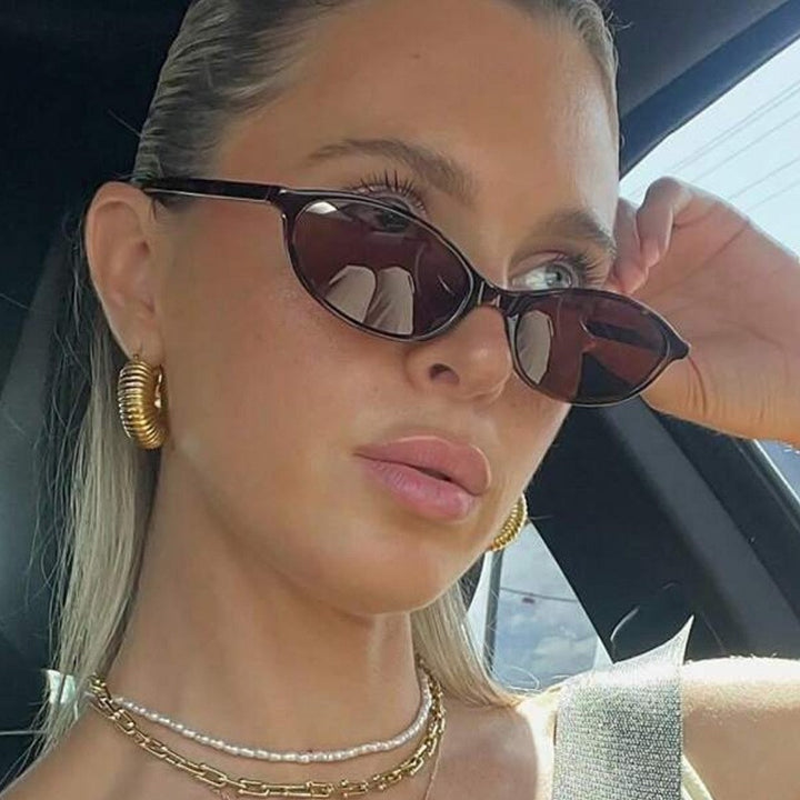 Modische Cat-Eye Brille Karnz