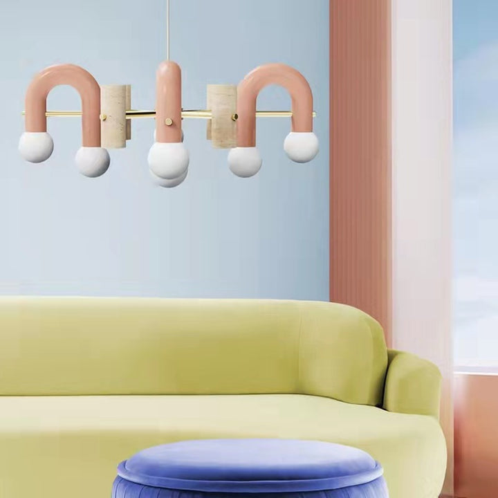 Künstlerische Deckenleuchte mit zeitgenössischem Design