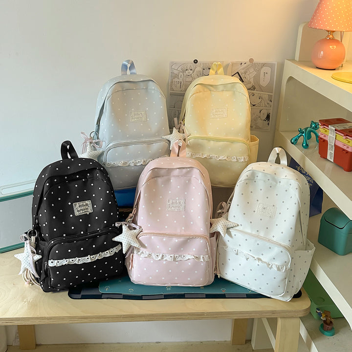 Polka Dot Dekorative Rucksack Karnz