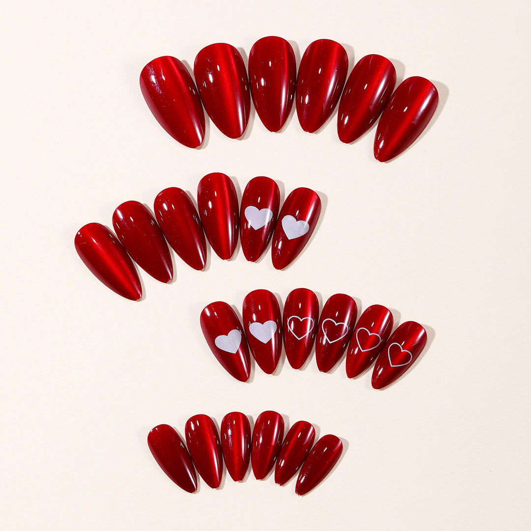 Herz Design Gel Nagelkunst Set Karnz