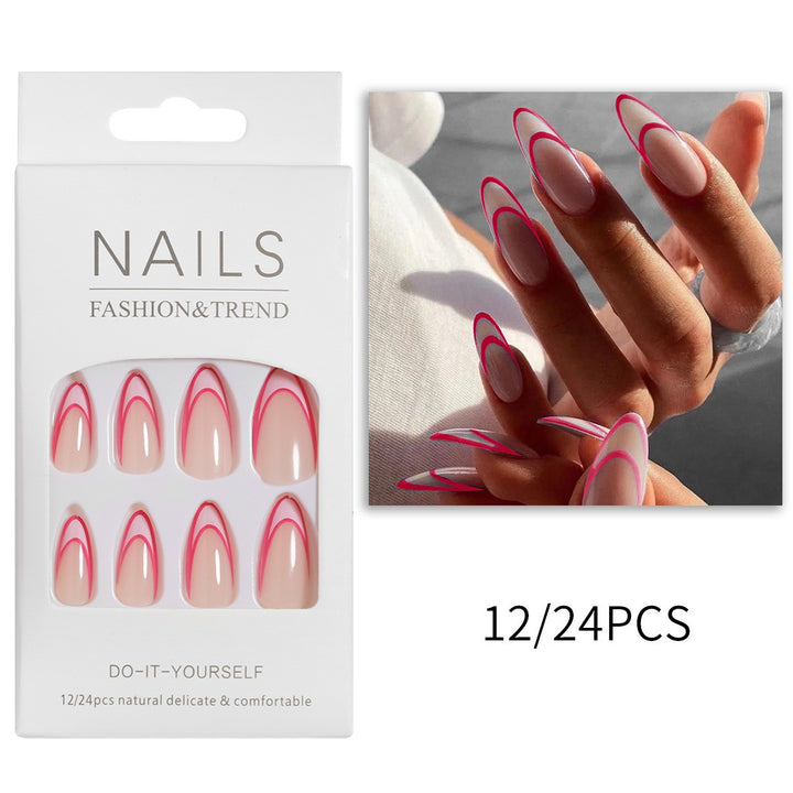 Kreatives Press-On Nageldesign Karnz
