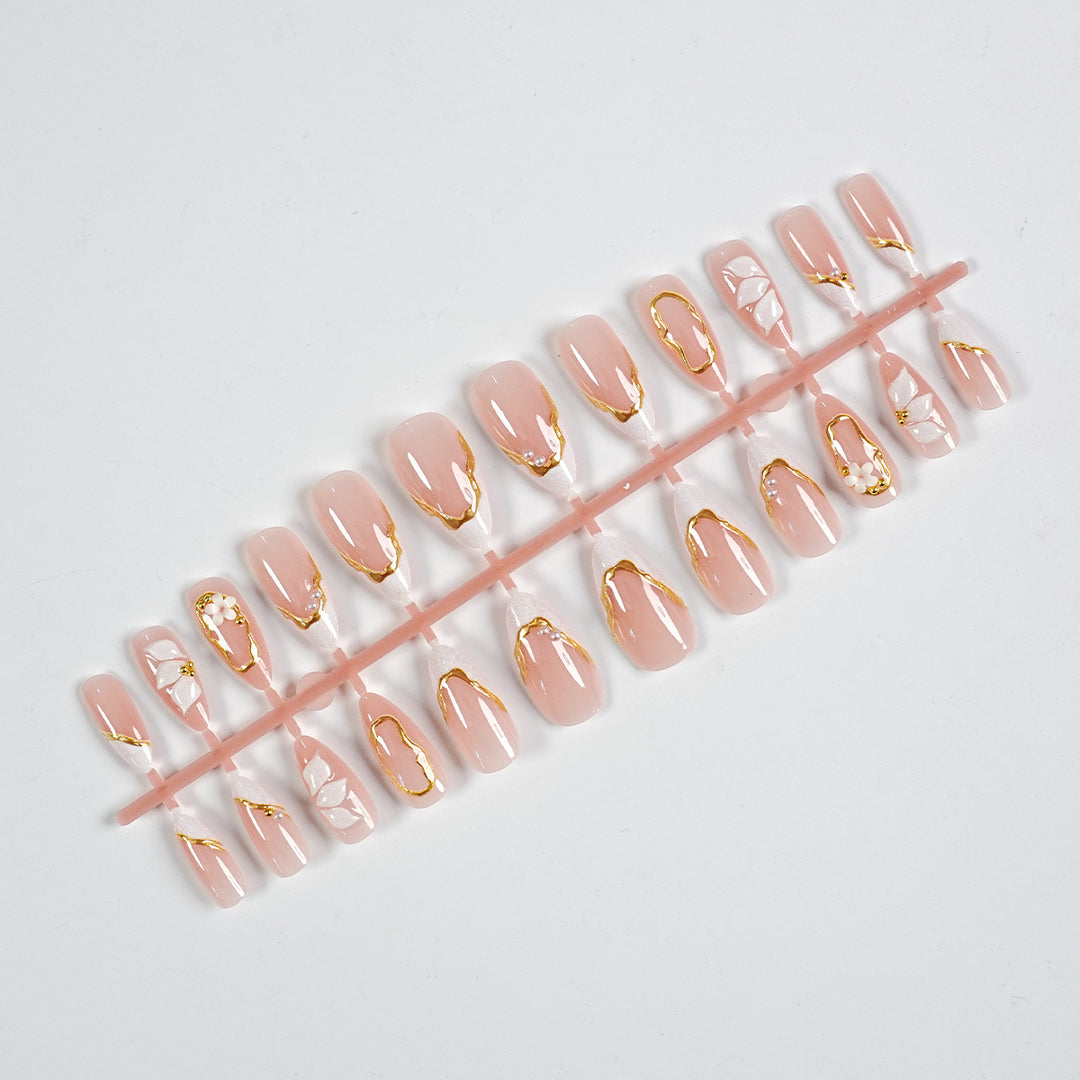 Premium Künstlerischer Press-On Nagel Set