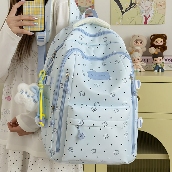 Trendige Floral Print Rucksack Karnz