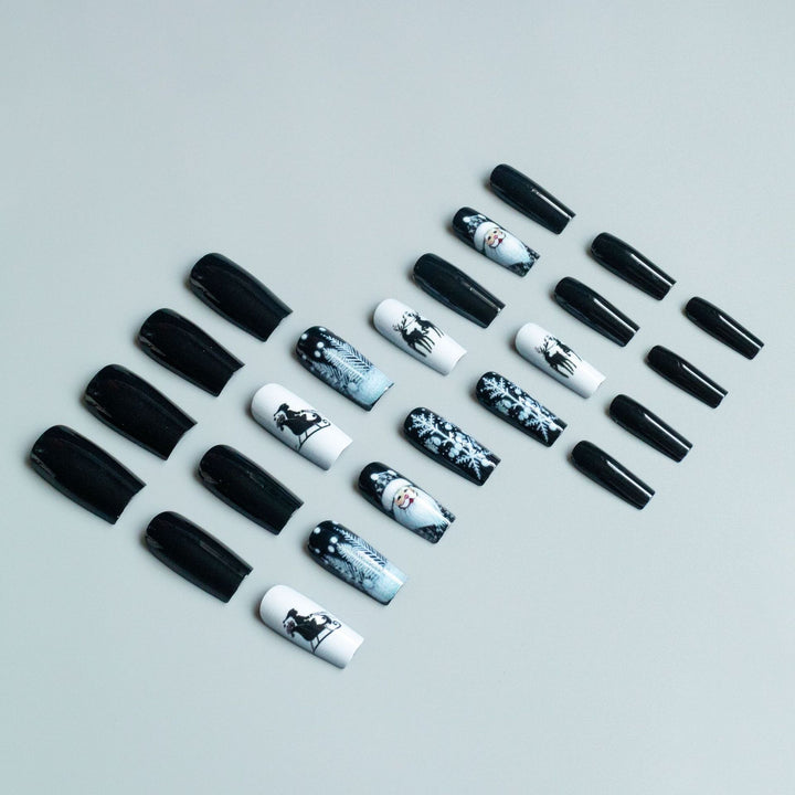 Festliches Winter-Nagelkunst-Design-Kit