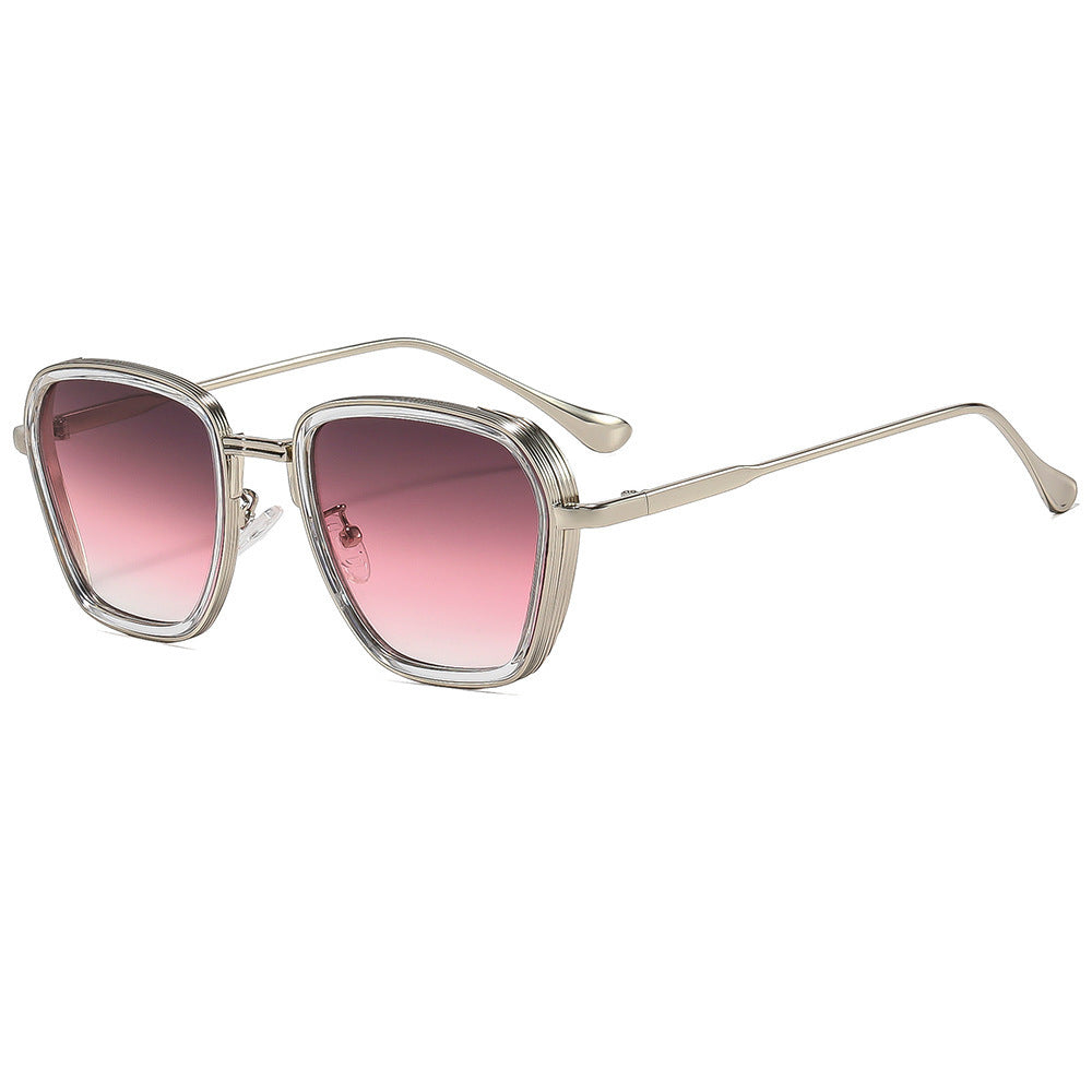 Damen Designer-Sonnenbrille im modernen quadratischen Rahmen Karnz
