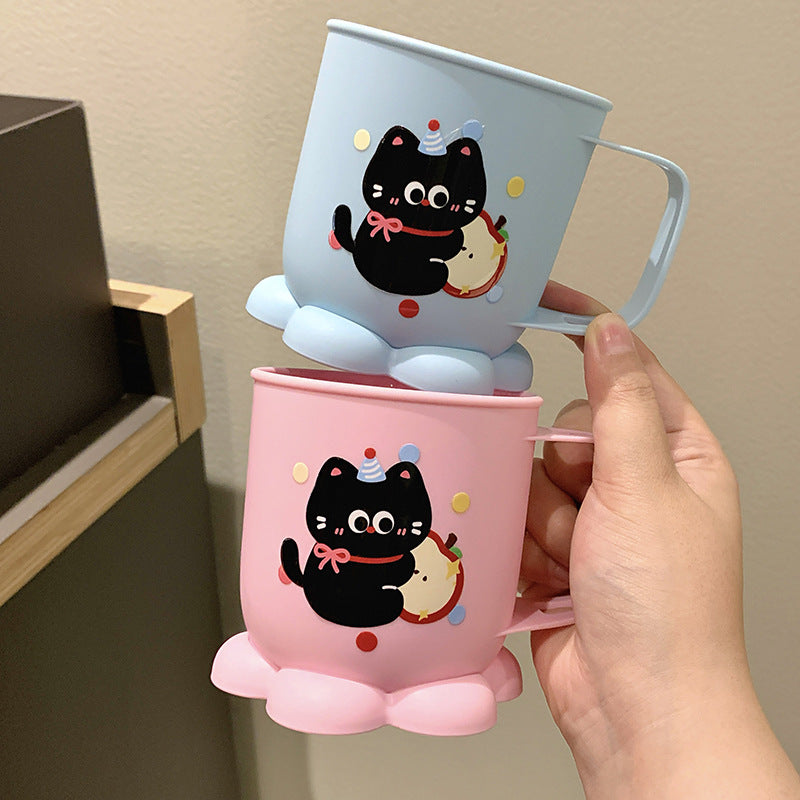 Keramiktasse mit Liebevollem Katzenmotiv Karnz