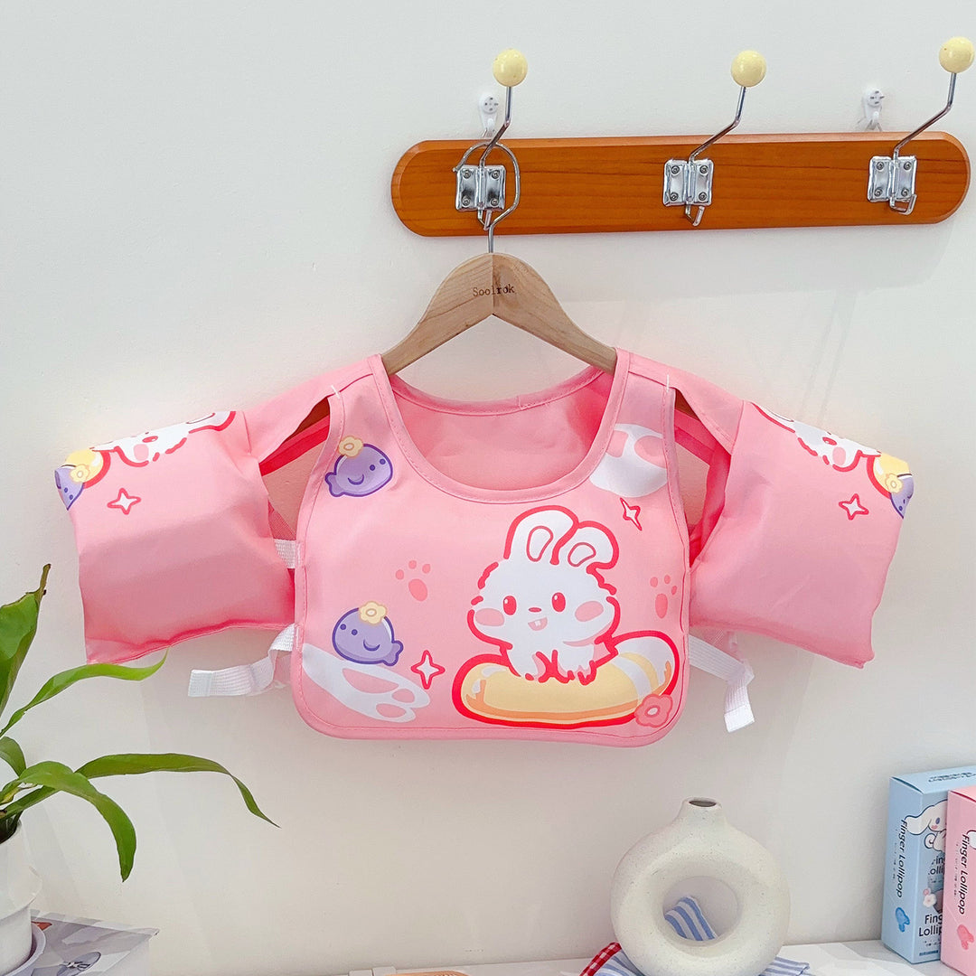 Damen Aufblasbare Schwimmhilfe mit farbigem Flamingo-Design Karnz