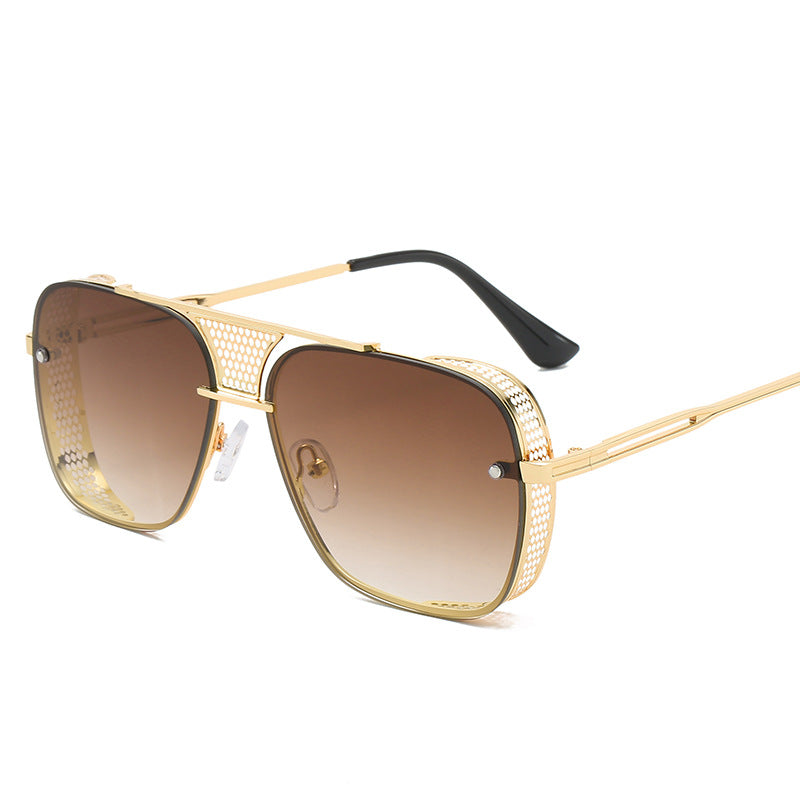 Damen modische Sport-Sonnenbrille mit Netzrahmen Karnz