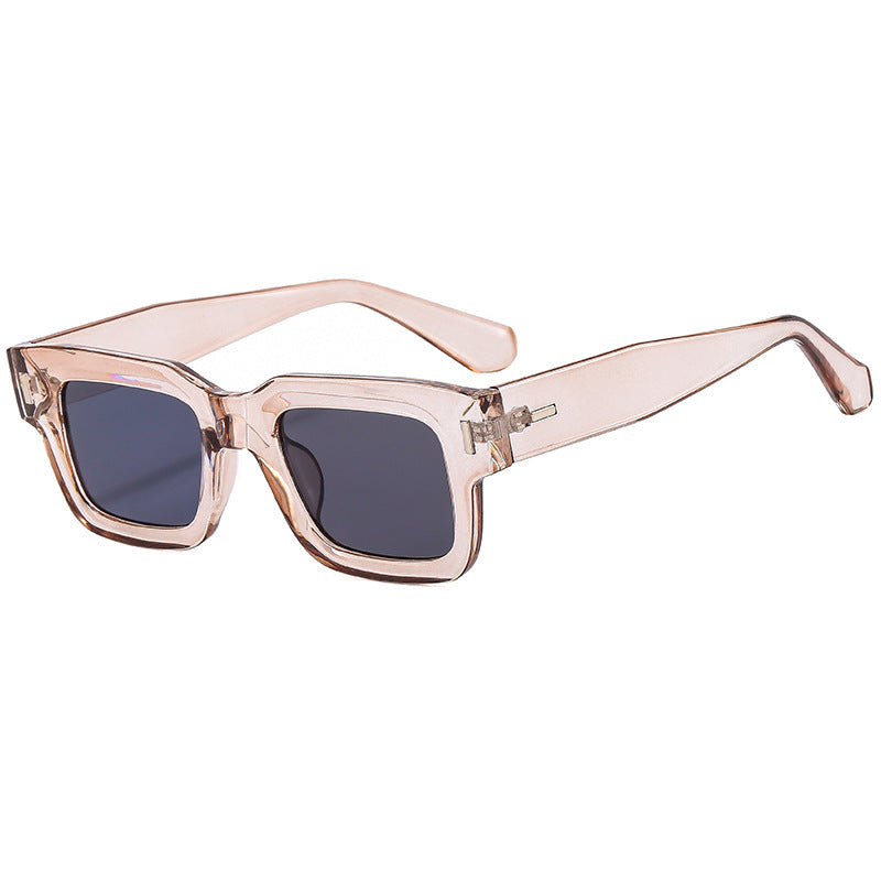 Damen Modische Quadratische Sonnenbrille mit robustem Rahmen und polarisierten Gläsern Karnz