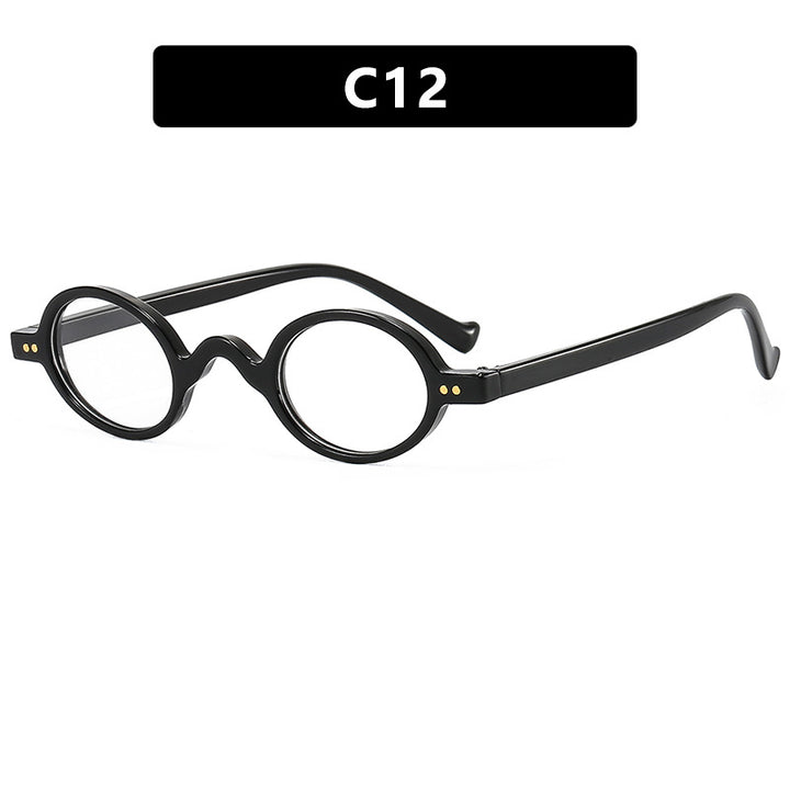 Damen runde Sonnenbrille mit markantem Design und hochwertigem Kunststoffrahmen Karnz
