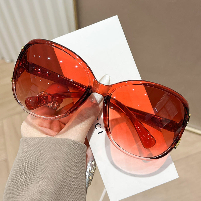 Damen glamouröse oversized Sonnenbrille Karnz