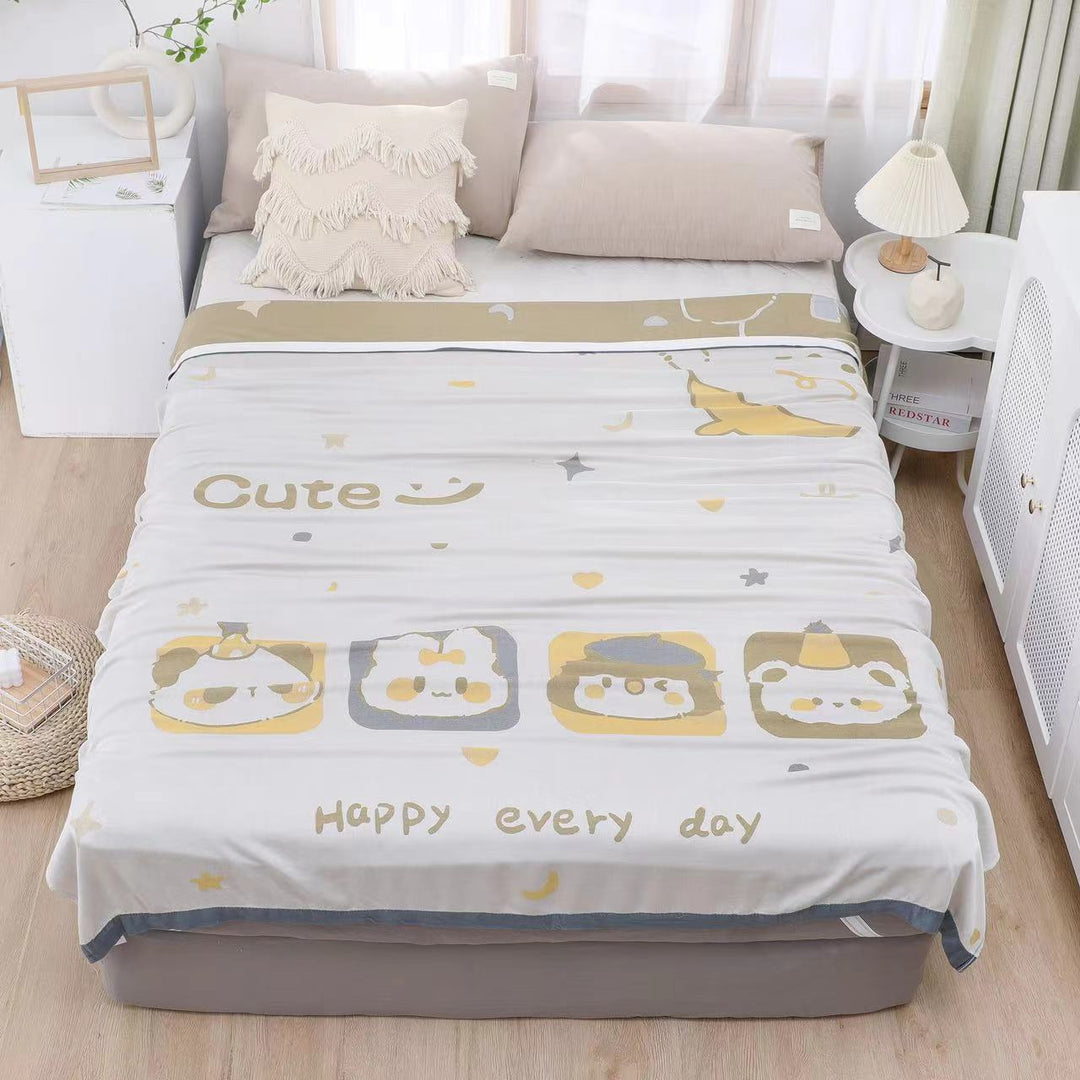 Damen Tagesdecke mit verspieltem Naturmotiv Karnz