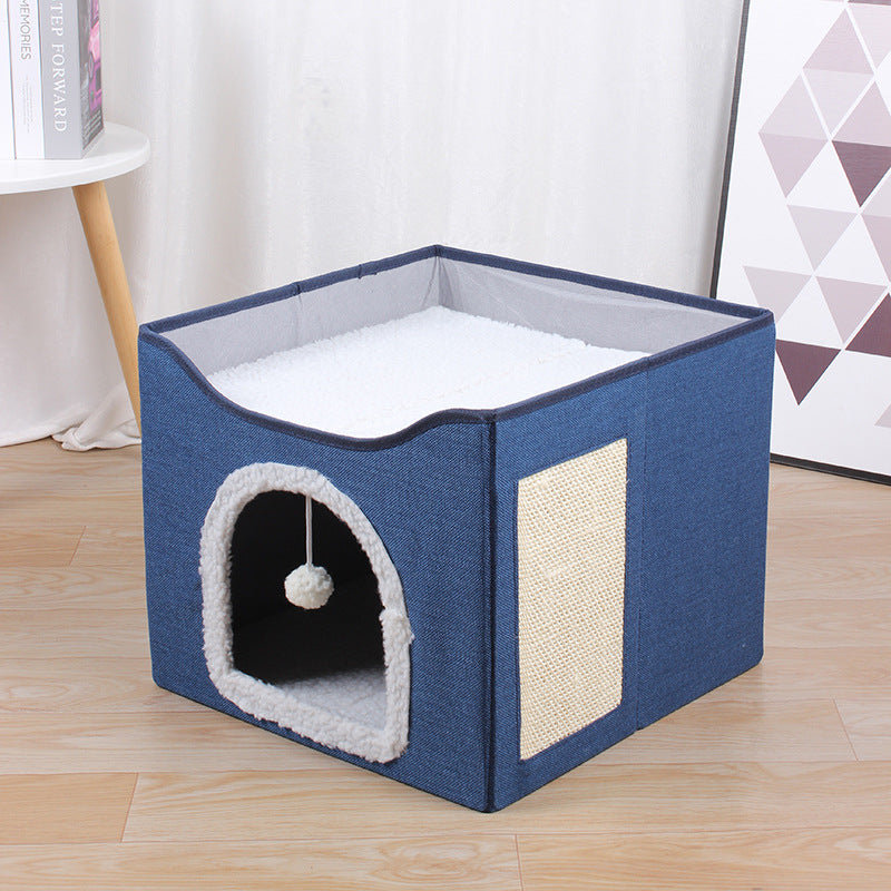 Gemütlicher Katzenversteck Karnz