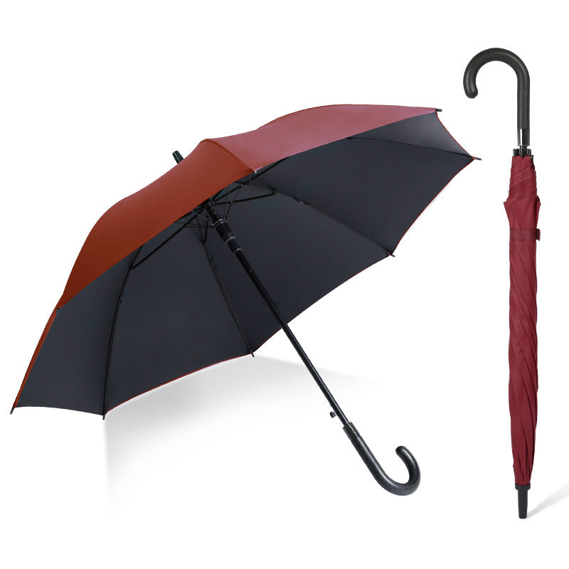 Damen Faltbarer Regenschutzschirm mit doppeltem Dach und Windschutz Karnz