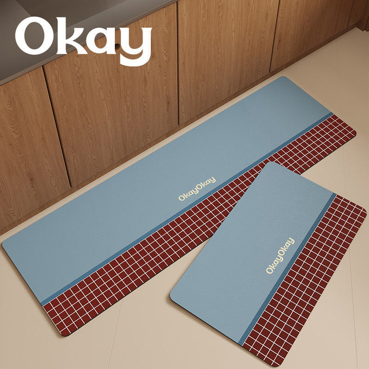 Anti-Fatigue Long Kitchen Runner Mat with Memory Foam Support
