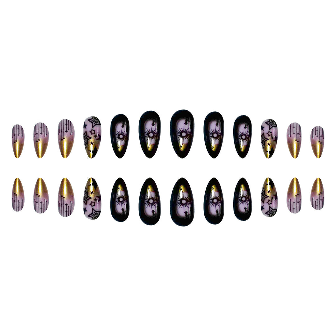 Dekorative Stiletto Nail Art Extensions Karnz