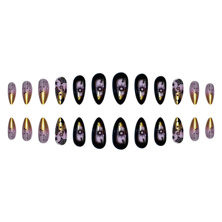 Dekorative Stiletto Nail Art Extensions Karnz