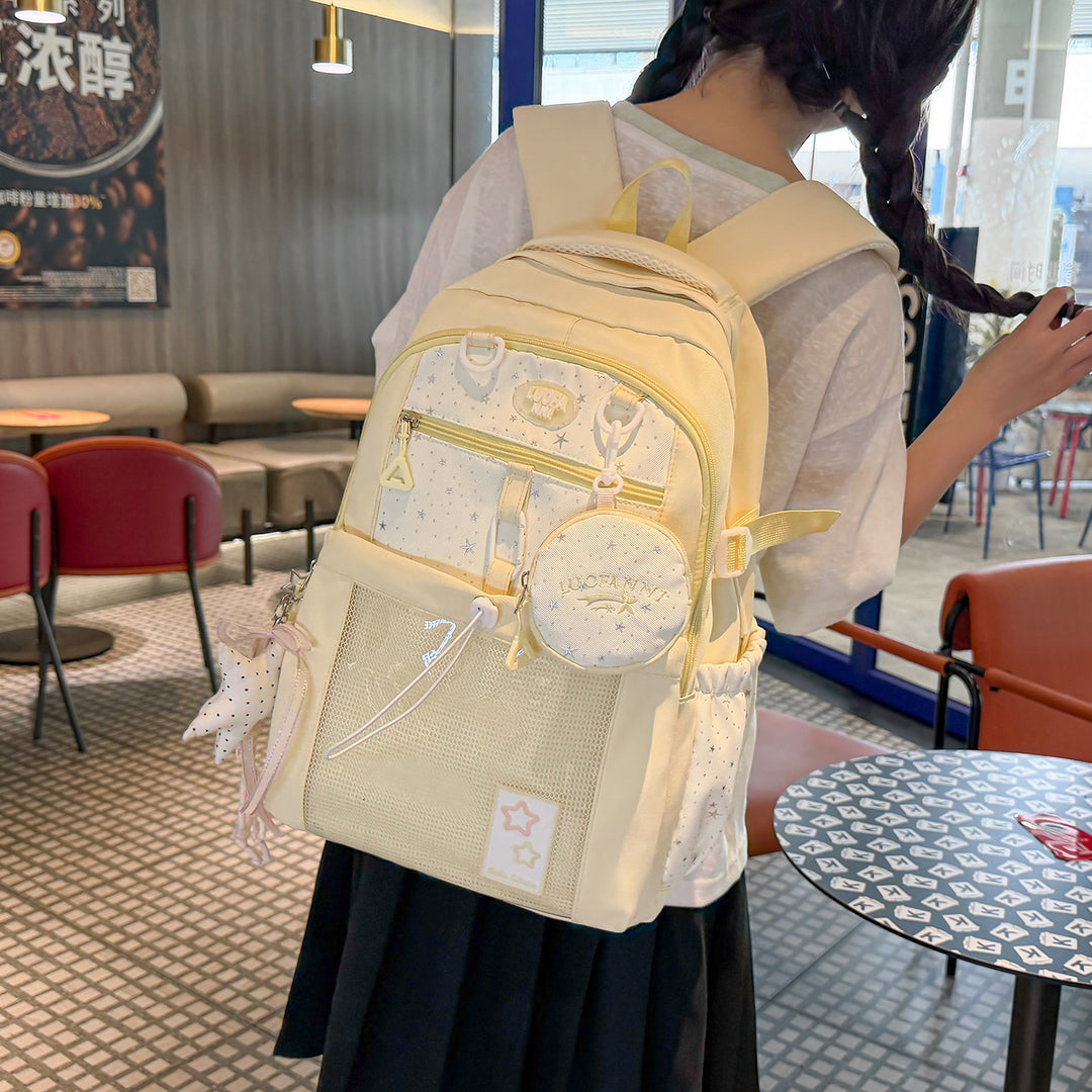 Stylischer Multifunktions-Rucksack mit gepolsterten Gurten Karnz