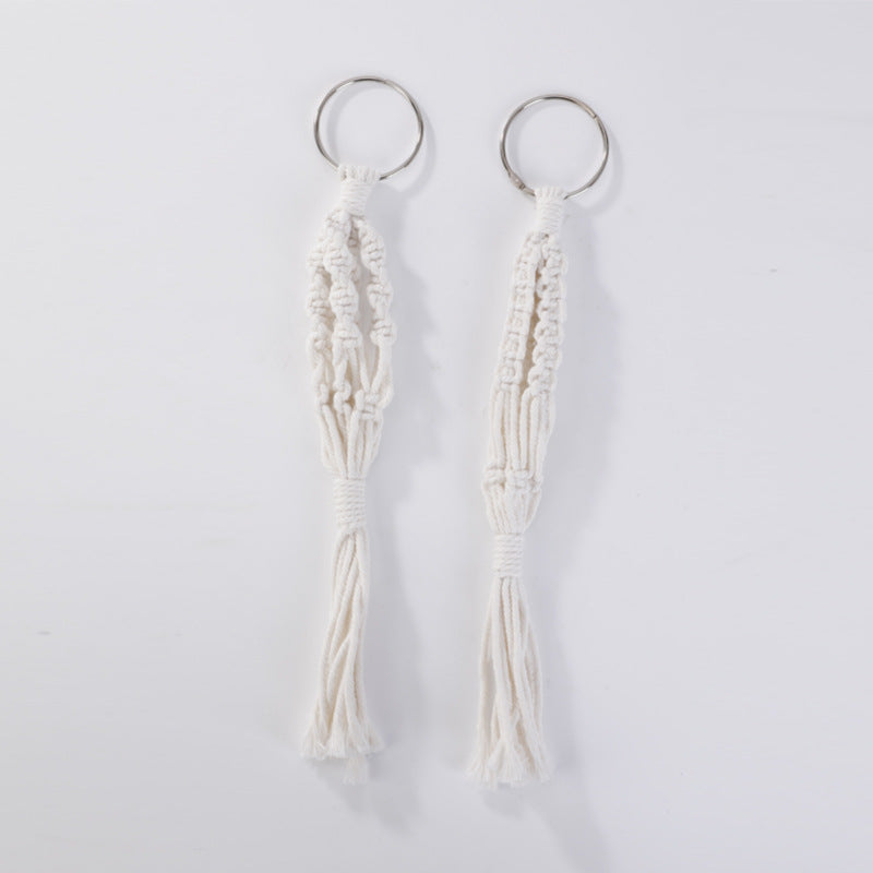 Schlüsselschmuck mit Makramee-Design Karnz