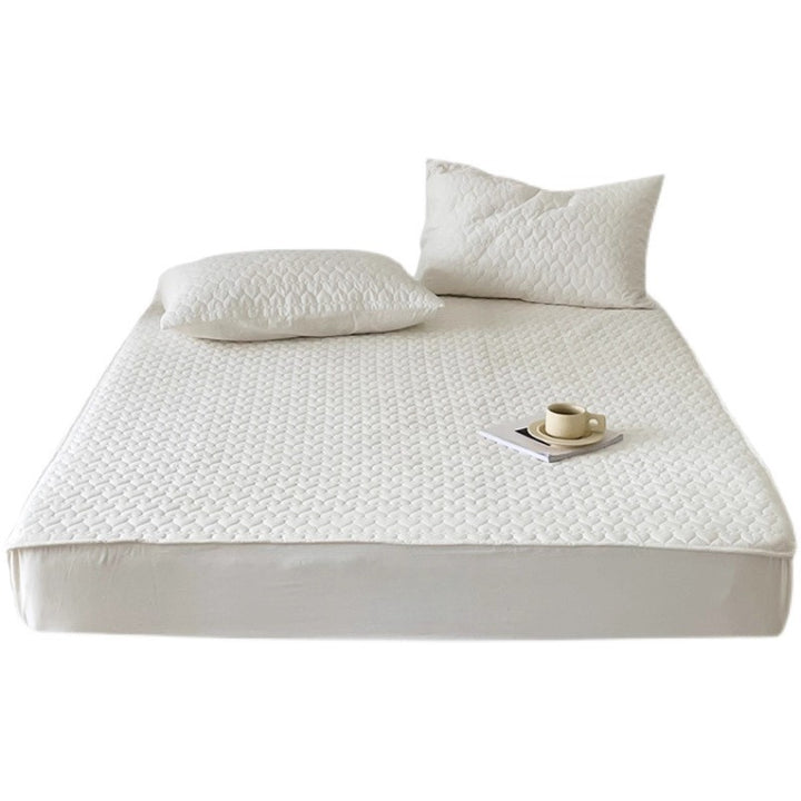 Ge quilted passgenau Matratzenauflage mit tiefem Bezug und atmungsaktivem Mikrofaser-Oberteil